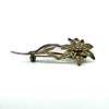 Vintage Silver Filigree Flower Brooch 925