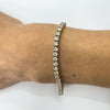 Vermeil Sterling Silver 5ct CZ Tennis 7.5” Bracelet 925