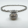Ti Sento Milano Chunky Sterling Silver CZ & Citrine Pendant & Chain