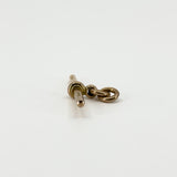 Large Antique 9ct Rose Gold T-Bar Pendant / Charm 375