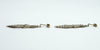 Large Vintage 9ct Gold 4 Bar Gate Drop Earrings 375