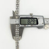 Chunky Sterling Silver 40ct Double Row CZ Tennis 8" Bracelet 925