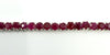 18.4" Sterling Silver 27ct Natural Ruby Tennis Necklace 925