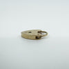 Vintage 9ct Gold Heart Lock Padlock Pendant / Charm 2.2g (London 1976)