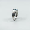 Vintage 2ct Blue Topaz Ring in Sterling Silver Size K