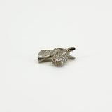 Chunky Vintage Sterling Silver Horse Head Charm / Pendant 925