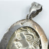 Vintage Sterling Silver  Double Sided Portrait Locket 925