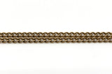 Vintage 9ct Rose Gold 18” Albert Chain Necklace Double Dog Clip & T-Bar 375