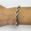 Sterling Silver Oval Links Chain 8” Bracelet