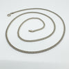 Vintage Sterling Silver 23.8” Curb Chain / Necklace 925 