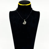 18ct White Gold Diamond Arabic Allah / God Pendant Charm 750