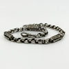Antique Sterling Silver Chunky Fancy Link 14” Albert Chain 925
