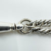 Vintage Sterling Silver 29” Guard / Muff Chain & Dog Clip 925 (1938)