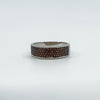 New Garnet Eternity Band / Ring in Sterling Silver 925 Size S Wedding Stacking  