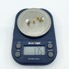 Vintage 9ct Gold Cultured Pearl & Diamond Stud Earrings 375 (1985)