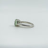 Sterling Silver 2.70ct Peridot Solitaire Ring Size M - N Engagement Stacking 