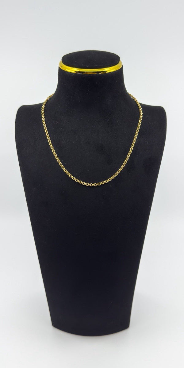 Vintage 9ct Gold 16” Rolo Chain / Necklace 375 ( 1987 )