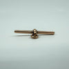 Antique Large 9ct Rose Gold T-Bar Pendant / Charm 375