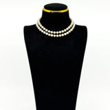 14ct Gold 6.1mm White Cultured Pearl 24.5” Long Necklace 585