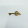 Large Vintage 10ct Gold Key Pendant / Charm