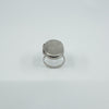 Vintage Sterling Silver Oval Engraved Secret Locket Ring 925 Size N 1/2