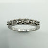 14ct White Gold 0.35ct Diamond Band / Ring 585 Size L Wedding Eternity