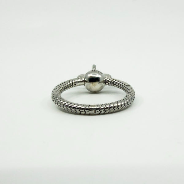 Sterling Silver Pandora Mickey Mouse Connector Pendant / Charm 925