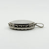 Large Vintage Sterling Silver Oval Floral Engraved Locket 925