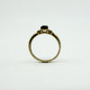 9ct Gold 0.30ct Sapphire & Diamond Ring 375 Size M