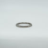14ct White Gold 0.35ct Skinny Diamond Band / Ring 585 Size O Wedding Eternity