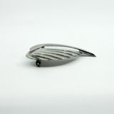 Large Sterling Silver Vintage Double Angel Wings Brooch 925