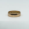 Antique 9ct Rose Gold Band / Ring 375 Size T (Birmingham 1925) 4.4g