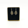Sterling Silver Orante Dangly Earrings 925