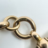 Large Vintage Antique 9ct Rose Gold T-Bar Pendant & Bolt Ring / Charm Connector