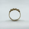 Vintage 9ct Gold Single Row Keeper Ring 375 Size L (London 1979)