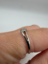 9ct White Gold Diamond Cluster Ring Size N Birmingham
