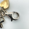 Close-up showing 925 stamp on sterling silver lobster clasp