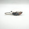 Hammered texture on back of vintage silver spoon pendant