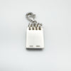Rear of sterling silver notebook pendant stamped 925 and HD/DIA