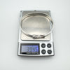 Adjustable sterling silver buckle bangle weighing 39.45 grams