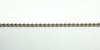 Close-up of the sterling silver beaded ball chain links, showing spacing and finish.