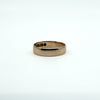 Victorian 9ct rose gold ring displaying clear Birmingham assay marks and date letter.