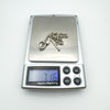 Sterling silver bracelet weighs approximately 7.16g on digital scale