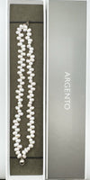 Baroque pearl bracelet in original ARGENTO branded box