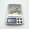 Sterling silver oval link bracelet shown weighing 22.08 grams