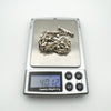 Sterling silver twisted link bracelet weighing approximately 40.1g on scale