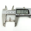 Digital caliper showing the T-bar pendant length at approximately 31.02mm.