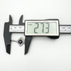 Digital caliper showing pendant height of 27.3mm