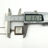 Caliper photo showing pendant length at 31.51mm including the bail.