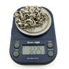 Sterling silver Albert chain on digital scales showing a weight reading of 32.25g.